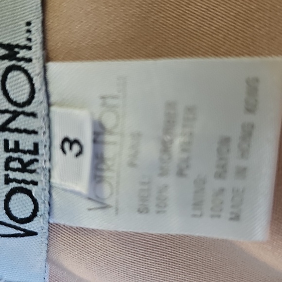 Votre Nom Light Pink, Blush, Sleeveless Mini Dress.  Sleevless. Size 3. - Picture 6 of 7